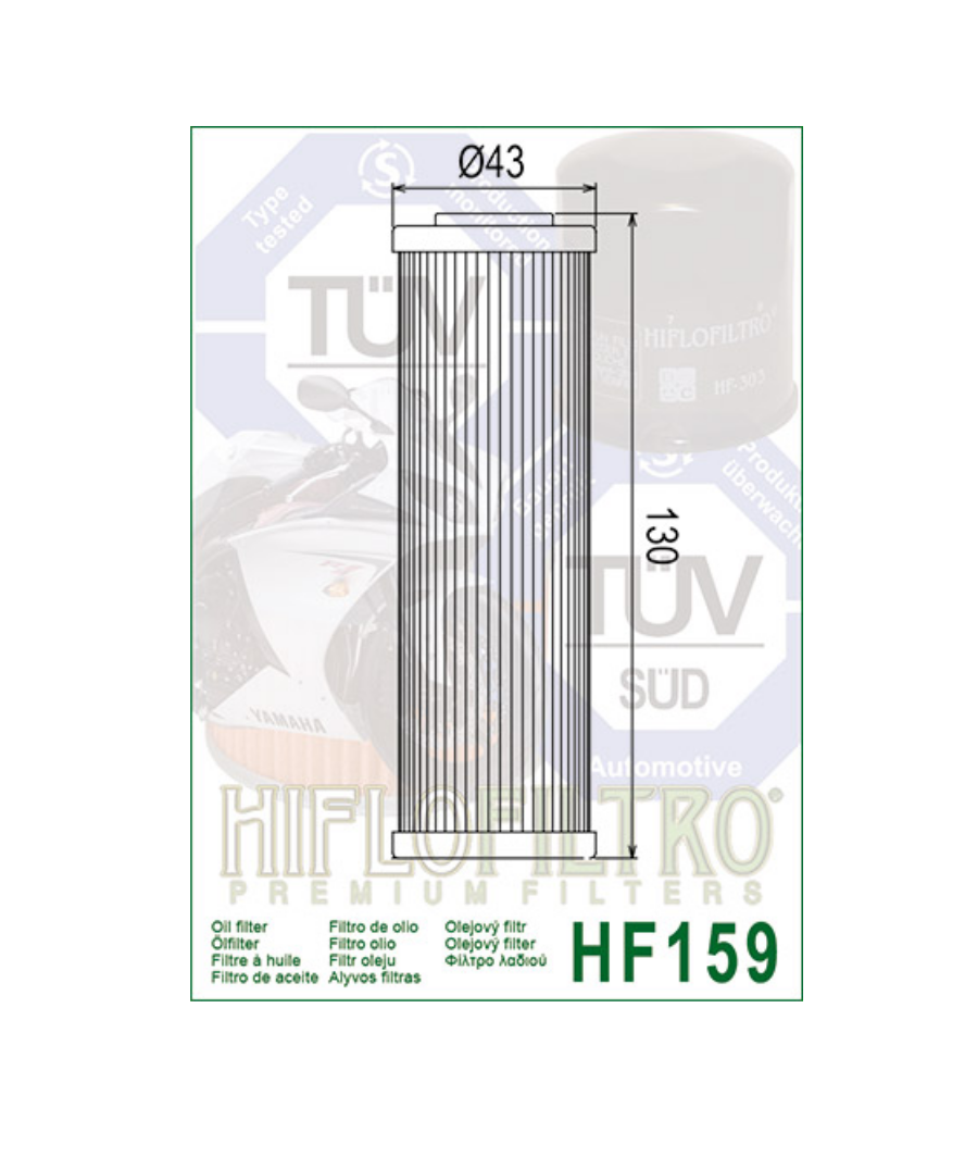 HiFlo Filtro HF159