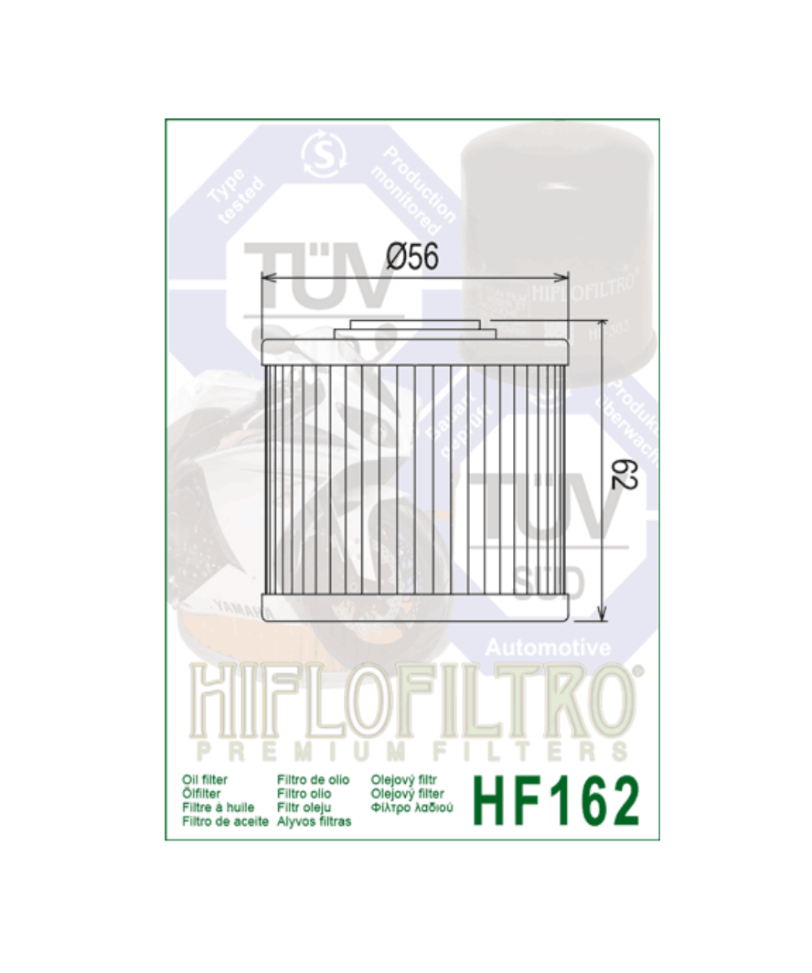 HiFlo Filtro HF162