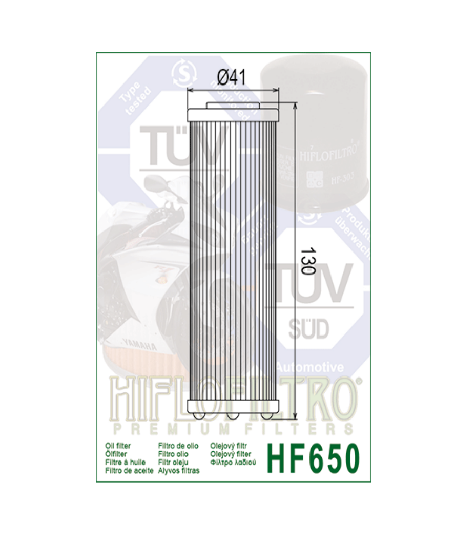 HiFlo Filtro HF650